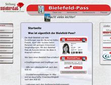 Tablet Screenshot of bielefeld-pass.de